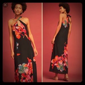 Maeve new with tags 100% silk maxi dress
